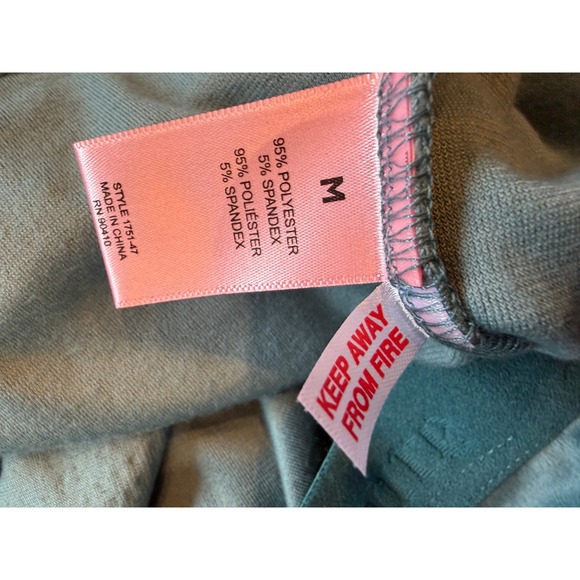 Juicy Couture Velour Sleep Shorts Womens Medium Teal Excellent Rhinestone Y2K - Picture 7 of 11